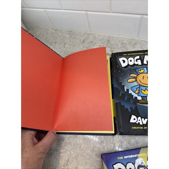 Dog Man Book Lot (3 books) by Dav Pilkey – Kids Graphic Novels. Hardcover. - Picture 3 of 9
